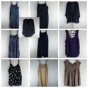 Torrid Women’s 4X Clothing Lot 10pc Plus Size Dresses Tops Mixed Styles Bundle